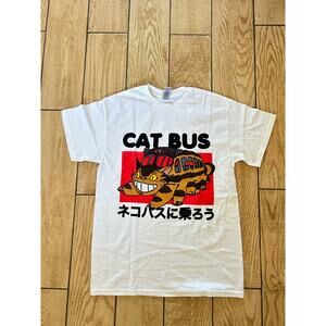 Cat Bus White T-shirt